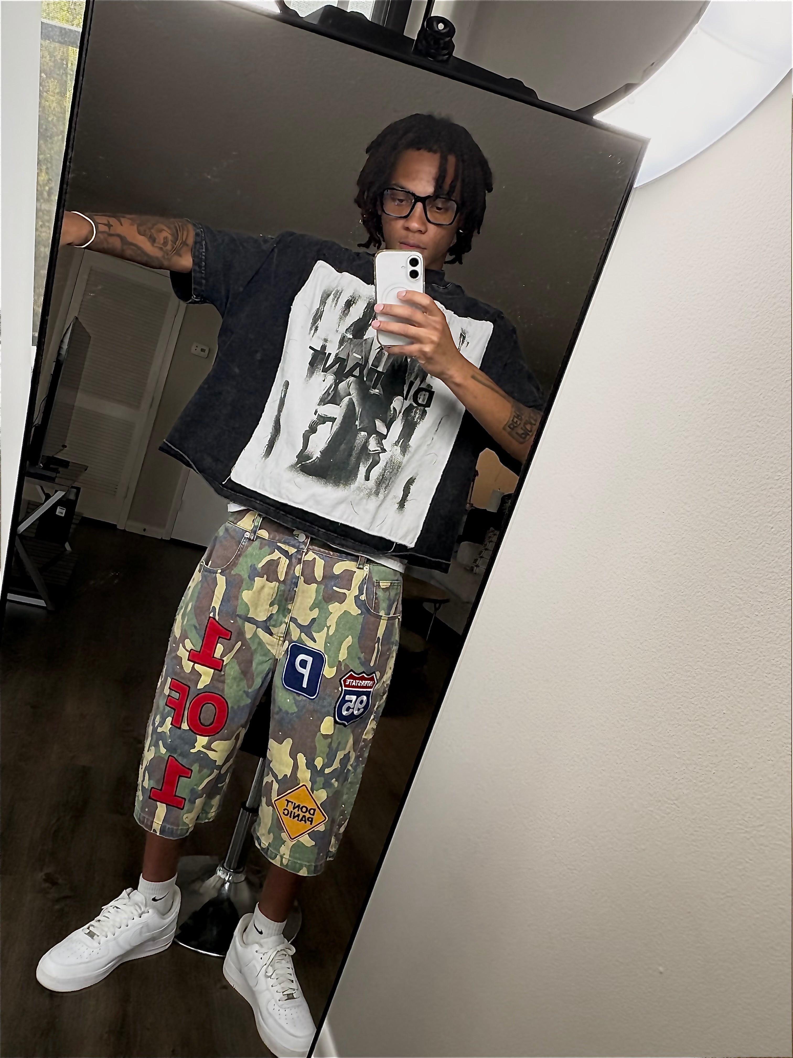 Camo Jorts